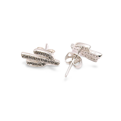 Cactus stud earrings