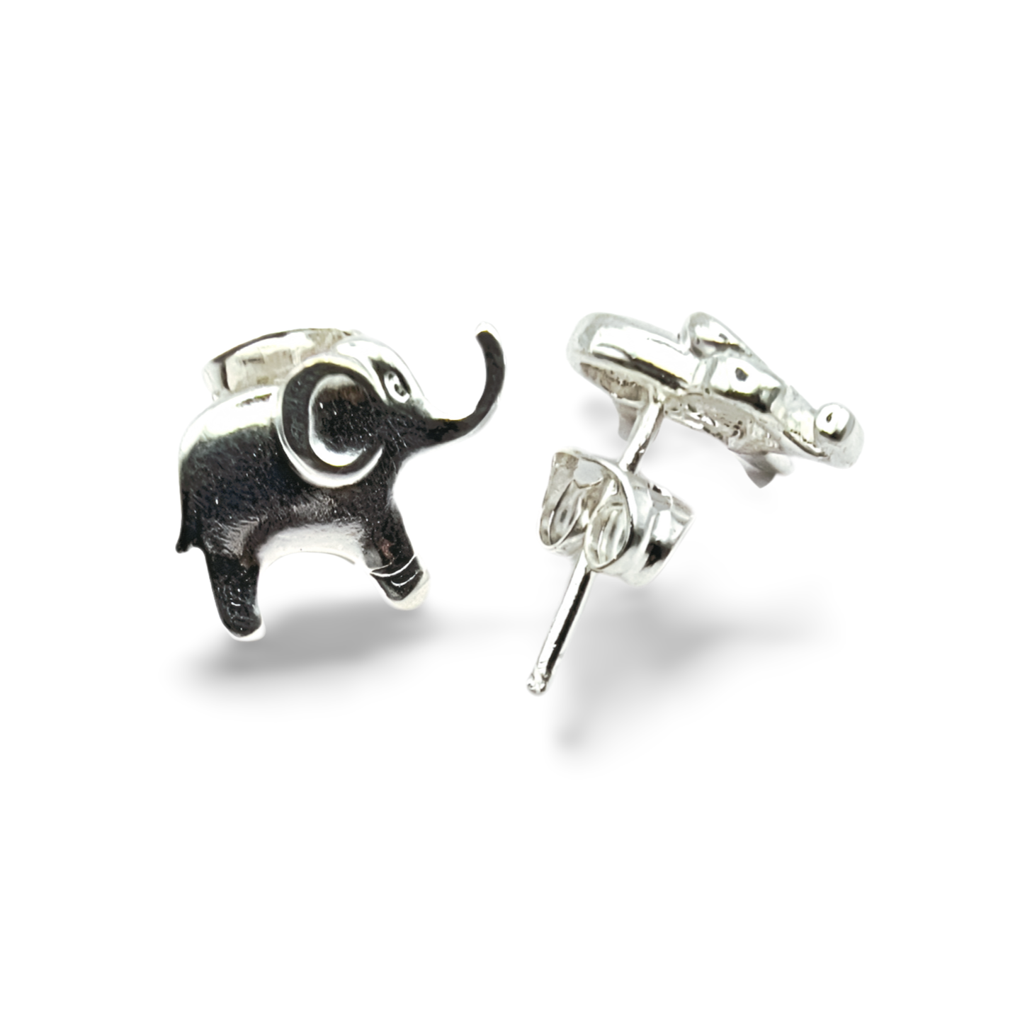 Elephant stud earrings