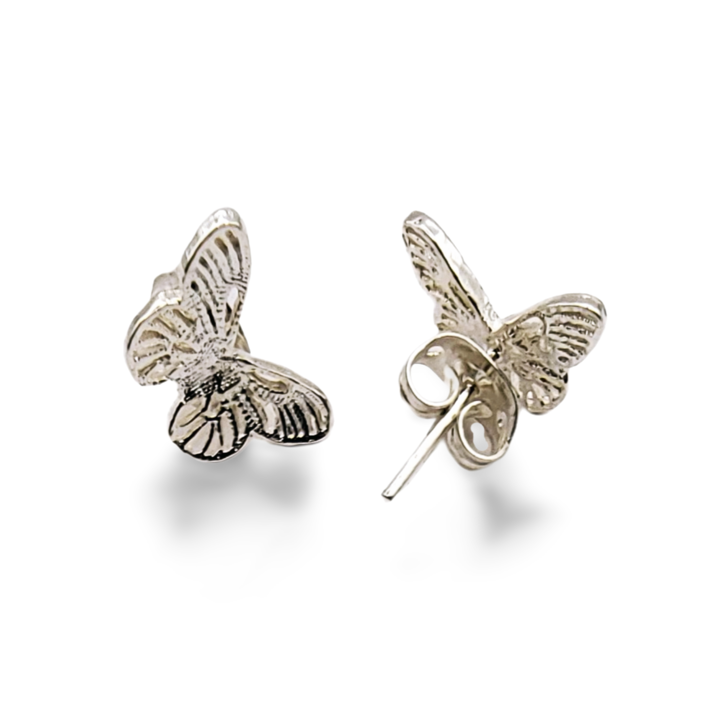 Mini butterfly stud earrings